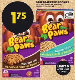 Atlantic Superstore Dare bear paws cookies offer