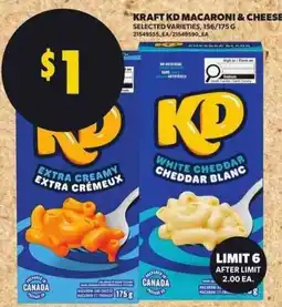 Atlantic Superstore Kraft kd macaroni and cheese offer