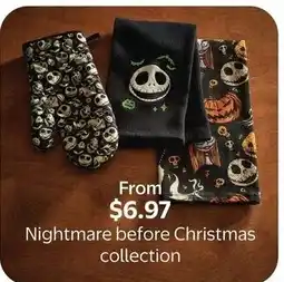 Walmart Nightmare before Christmas collection offer