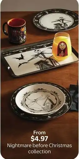 Walmart Nightmare before Christmas collection offer