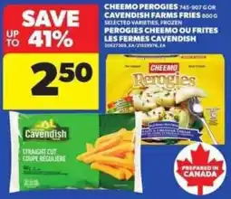 Atlantic Superstore Cheemo Perogies or Cavendish Farms Fries offer
