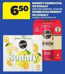 Atlantic Superstore Remedy kombucha or sodaly offer