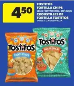 Atlantic Superstore Tostitos tortilla chips offer