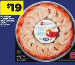 Atlantic Superstore PC shrimp platter with mild cocktail sauce offer