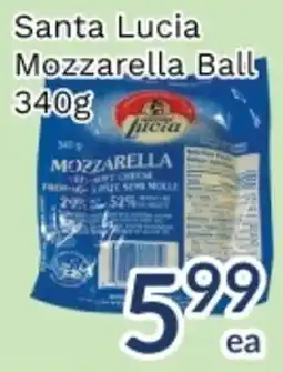 Oceans Fresh Food Market Santa Lucia mozzarella ball offer