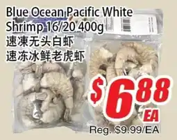 WinCo Food Mart Blue Ocean Pacific White Shrimp offer