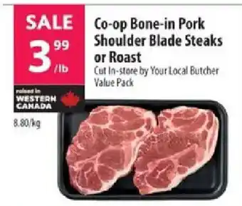 Co-op Bone-in Pork Shoulder Blade Steaks or Roast