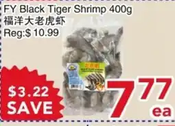 Yours Food Mart FY Black Tiger Shrimp offer