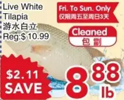 Yours Food Mart Live White Tilapia offer
