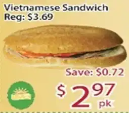 Sunny Food Mart Vietnamese Sandwich offer
