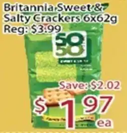 Sunny Food Mart Britannia sweet & salty crackers offer