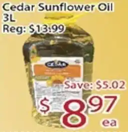 Sunny Food Mart Cedar sunflower oil offer