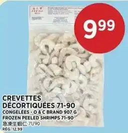 Kim Phat O & C brand frozen peeled shrimps 71-90 offer