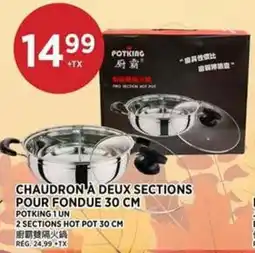 Kim Phat Potking chaudiron à deux sections offer