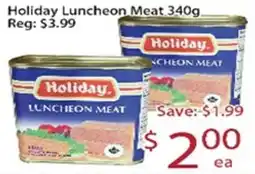 Sunny Food Mart Holiday luncheon meat offer