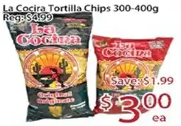 Sunny Food Mart La Cocina tortilla chips offer