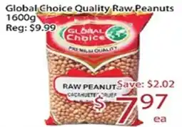 Sunny Food Mart Global Choice raw peanuts offer