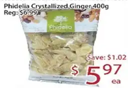 Sunny Food Mart Phidelia crystallized ginger offer