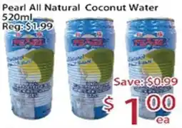Sunny Food Mart Pearl all natural coconut water offer