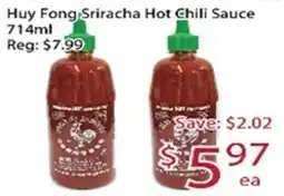 Sunny Food Mart Huy Fong Sriracha Hot Chili Sauce offer