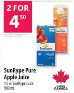 Co-op SunRype Pure Apple Juice offer