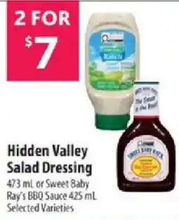 Co-op Hidden Valley Salad Dressing offer