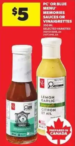 Atlantic Superstore PC lemon garlic vinaigrette offer