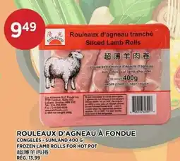 Kim Phat Sun food rouleaux d'agneau tranché offer