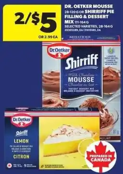 Atlantic Superstore Dr Oetker shirriff mousse offer