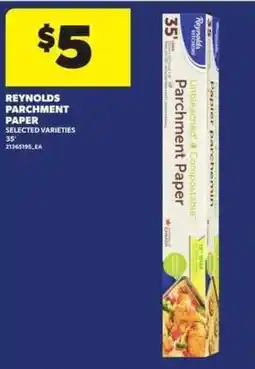 Atlantic Superstore Reynolds parchment paper offer