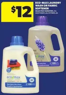 Atlantic Superstore Eco Max laundry wash or fabric softener offer