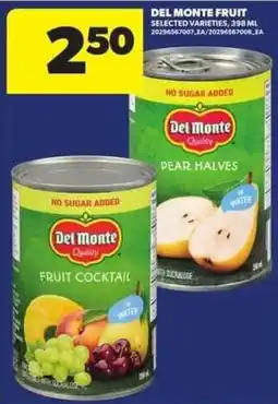 Atlantic Superstore Del Monte fruit selected varieties offer