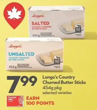 Longo's Country Churned Butter Sticks