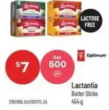 Atlantic Superstore Optimum Lactanta Butter Sticks offer