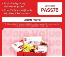 Atlantic Superstore More Value offer