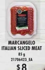 Atlantic Superstore Marcangelo italian sliced meat offer