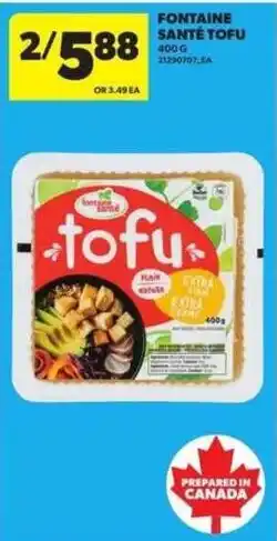 Atlantic Superstore Fontaine Santé Tofu offer