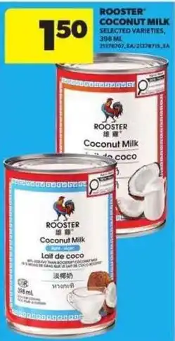 Atlantic Superstore Rooster coconut milk offer