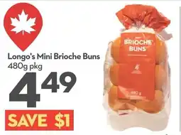 Longo's Longo's mini brioche buns offer
