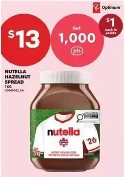 Atlantic Superstore Nutella hazelnut spread offer