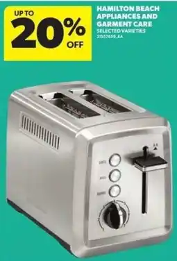 Atlantic Superstore Hamilton Beach appliances and garment care offer