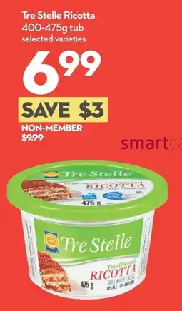 Longo's Tre Stelle ricotta offer