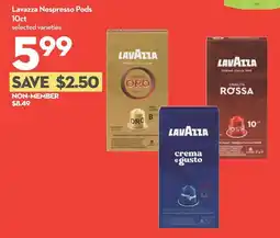 Longo's Lavazza nespresso pods offer
