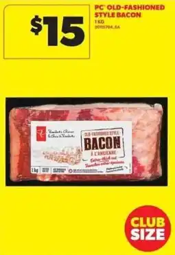 Atlantic Superstore PC old-fashioned style bacon offer