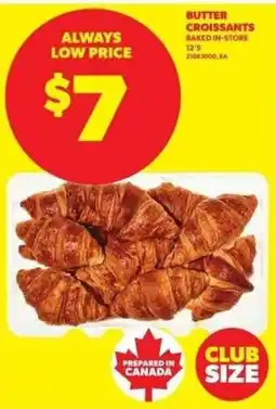 Atlantic Superstore Butter croissants offer