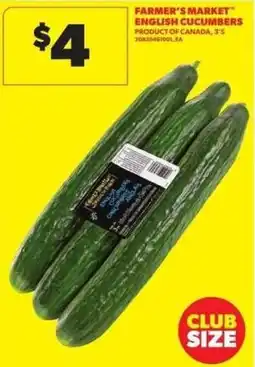 Atlantic Superstore Farmer's Market English Cucumbers offer