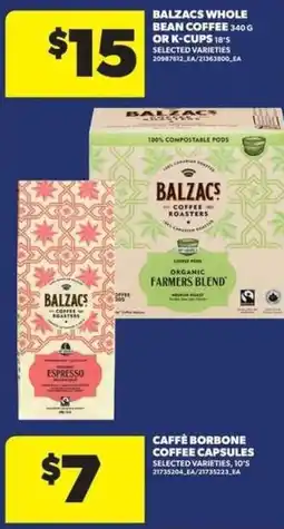 Atlantic Superstore Balzac's whole bean coffee offer