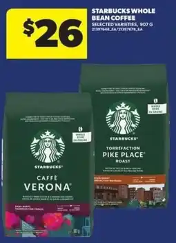 Atlantic Superstore Starbucks whole bean coffee offer