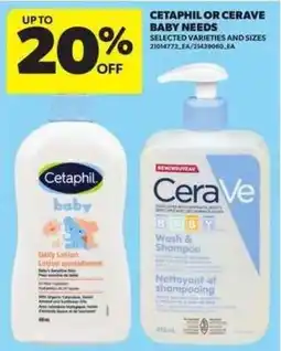 Atlantic Superstore Cetaphil or CeraVe baby needs offer