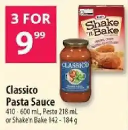 Co-op Classico pasta sauce offer